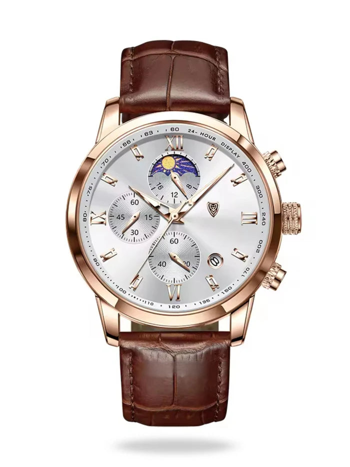 Bellagio Brun Relógio Quartz Marrom